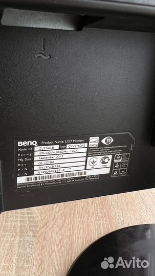 Монитор benq 27 дюймов