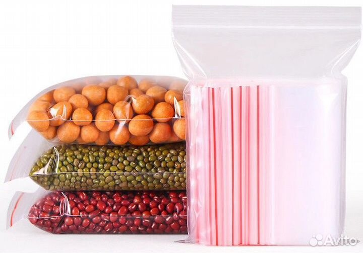 Пакеты грипперы, мешки пвд, Фас.пакеты