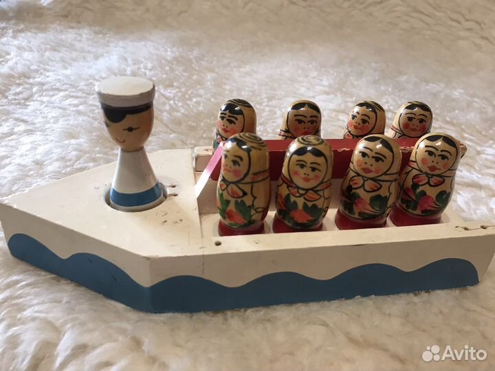 Капитан Матрешки игрушка СССР