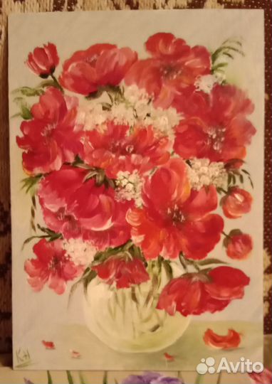 Картина маслом. Цветы. Другие работы в профиле