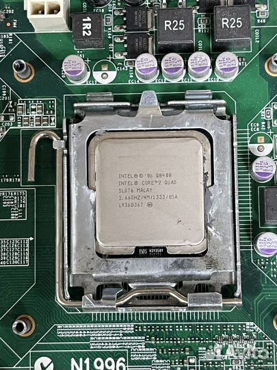 Материнская плата с процессором и памятью 8гб