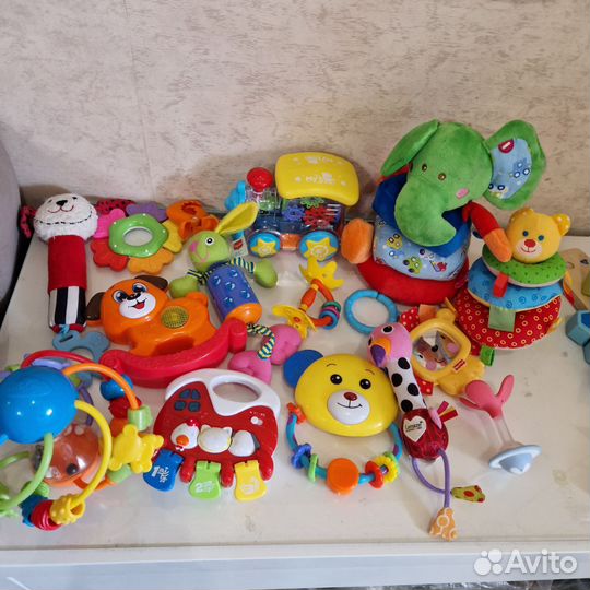 Игрушки, погремушки, грызунки пакетом