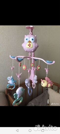 Мобиль на кроватку с проектором