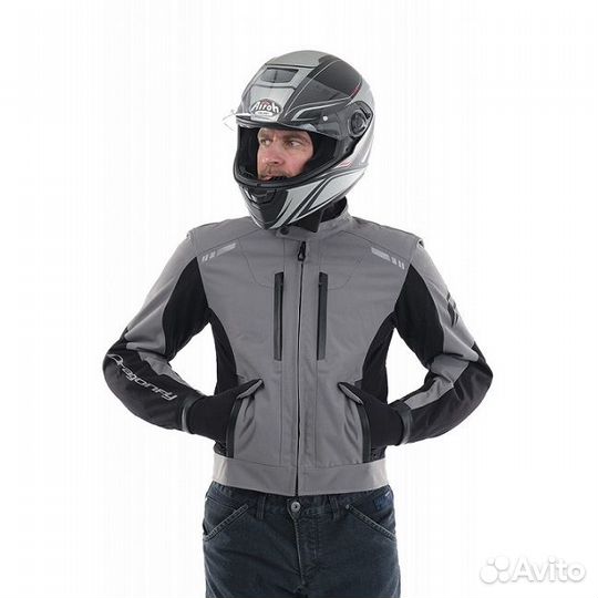 Мотокуртка Dragonfly City Black-grey