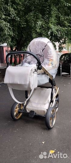 Коляска 2 в 1 эко кожа