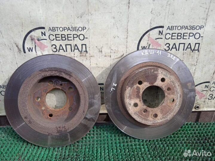 Диск тормозной задний Nissan Qashqai J11 MR20DD