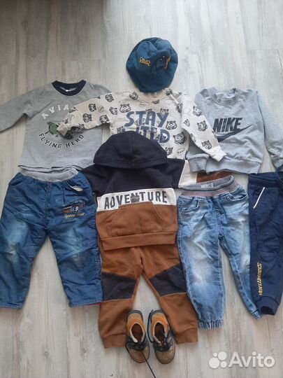 Вещи пакетом на мальчика 2-ух лет