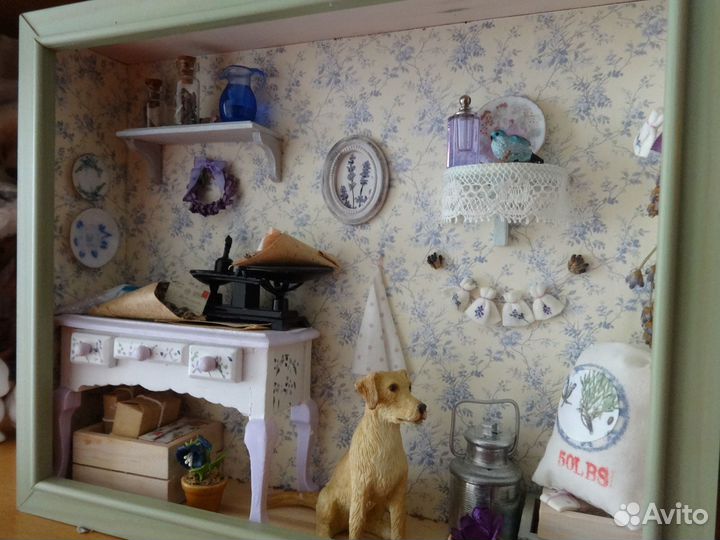 Румбокс «Лавандовая комната» (ручная работа)