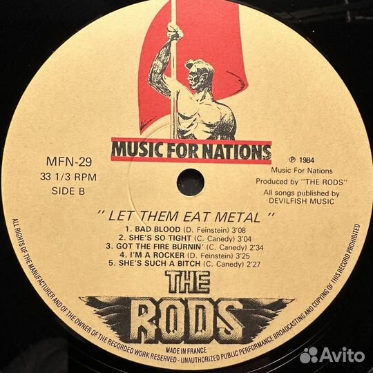 The Rods – Let Them Eat Metal (Франция 1984г.)