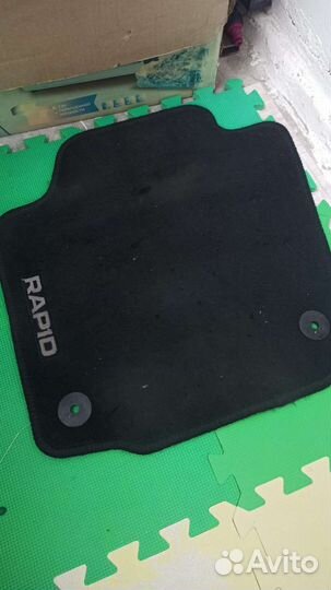 Коврики салона skoda rapid