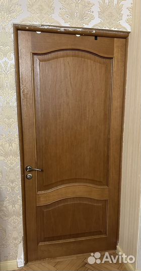 Двери межкомнатные с коробкой из массива шпон бука