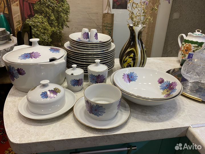 Набор столовой посуды ГДР времен СССР