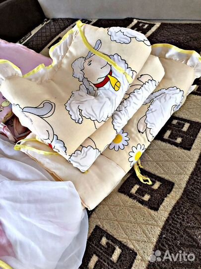 Бортики на кроватку