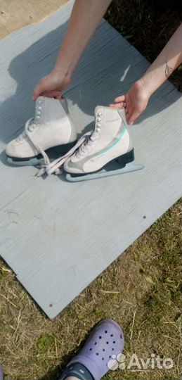 Коньки фигурные бу