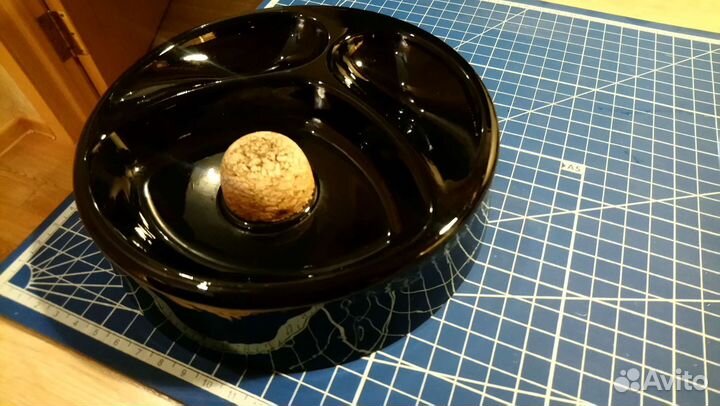 Пепельница на 2 трубки, керамика