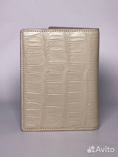 Обложка на паспорт Zilli, кожа крокодила