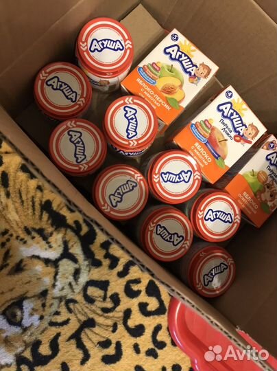 Овощное пюре и мясное Агуша