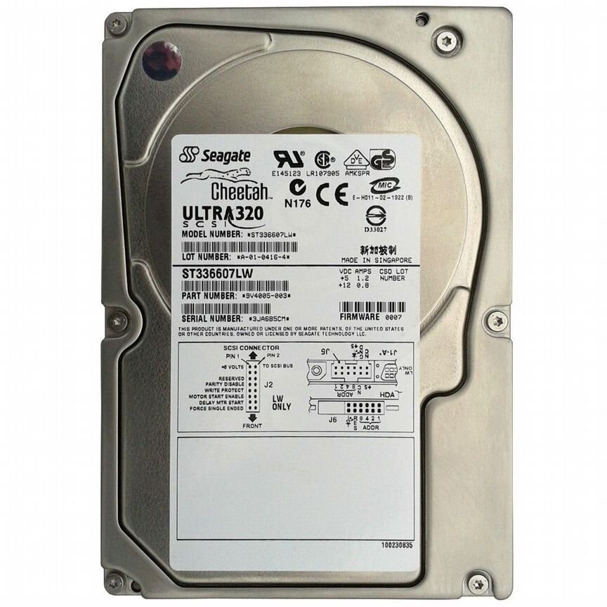 [ST336607LW] Жесткий Диск Seagate 36.7gb Scsi 3.5 St336607lw