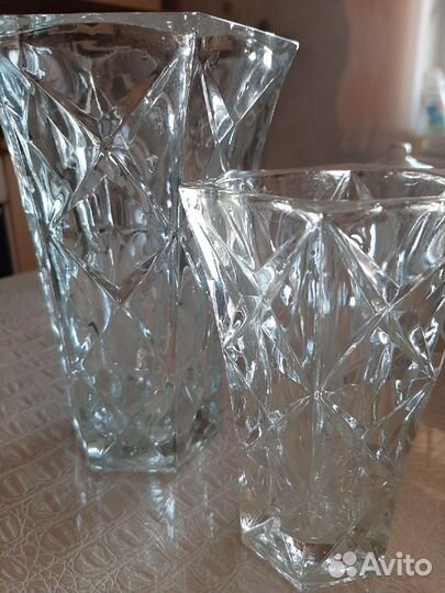 Ваза СССР стекло