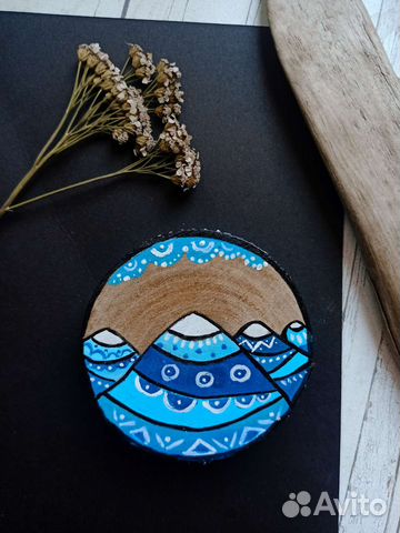 Магнит с горами Алтая, сувенир