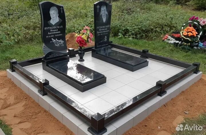 Гранитные Памятники и плиты, установка и изготовле