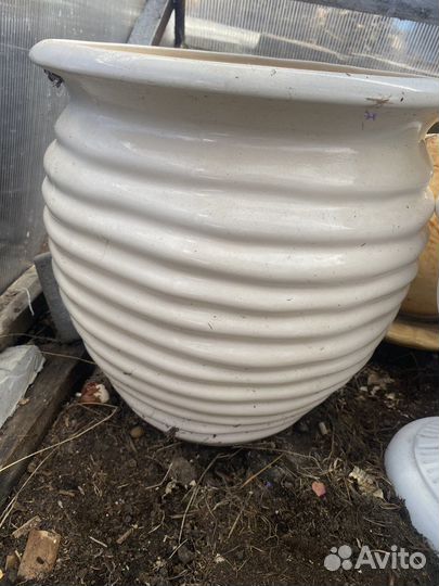 Большие горшки керамические для цветов