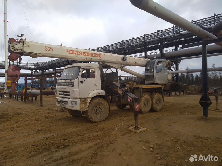 Кран Автокран 32 тонны 31 метров