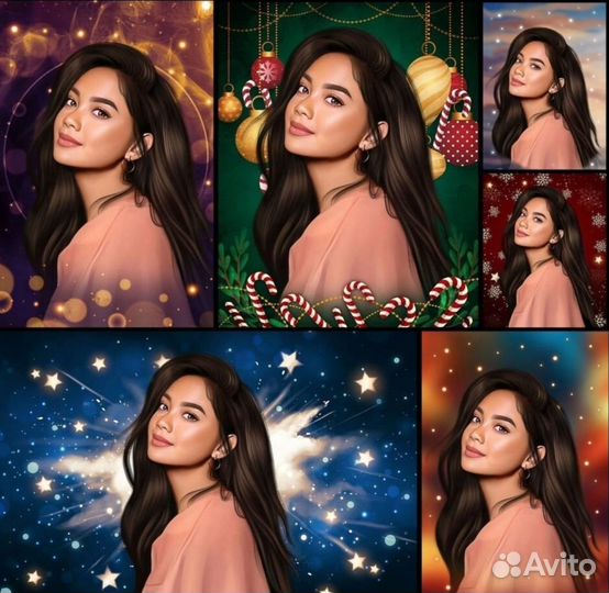 Портрет на холсте по фото