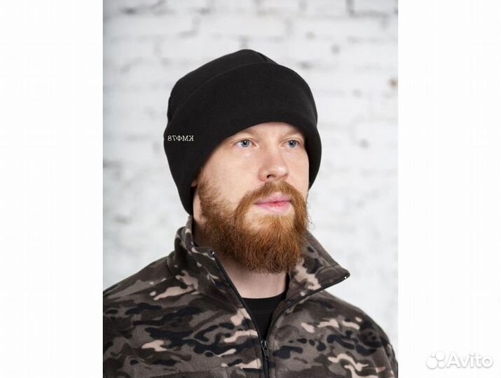 Шапка флисовая двойная