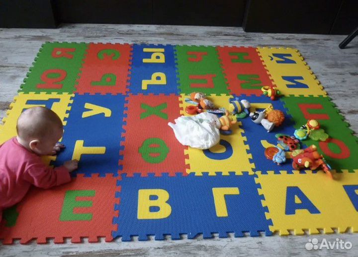 Развивающий коврик пазл мягкий пол