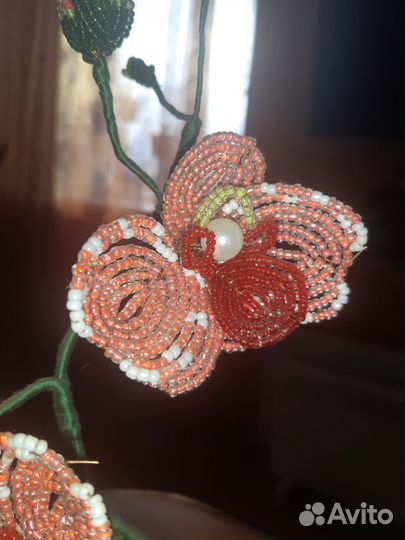 Орхидея из бисера