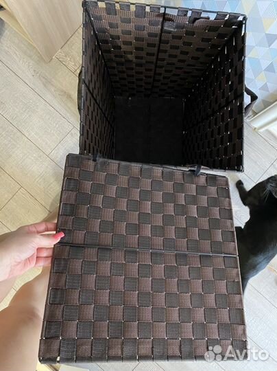 Складная корзина для белья бу