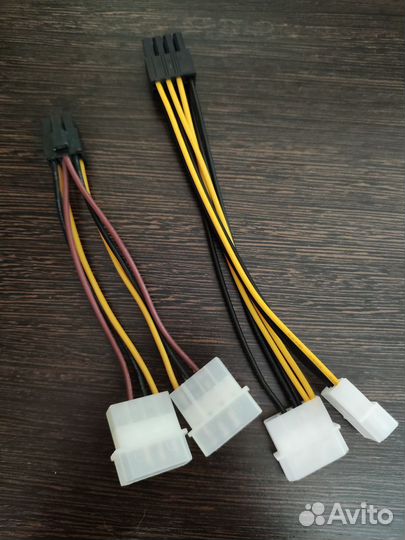 Кабеля 6 и 8 pin
