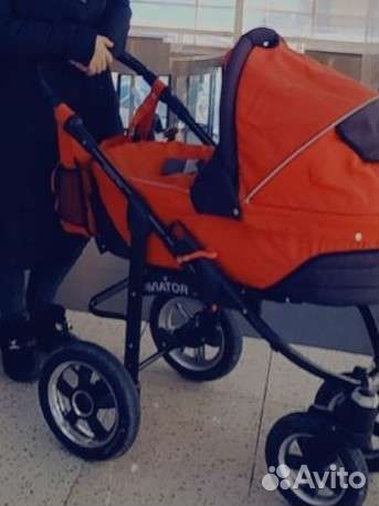 Коляска люлька для новорожденных бу