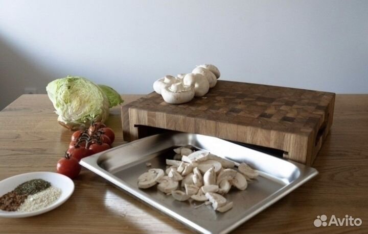 Торцевые разделочные доски с гастроемкостью