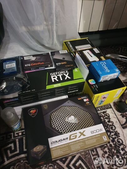 Игровой компьютер в сборе