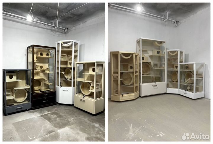 Клетки - Витрины для шиншилл