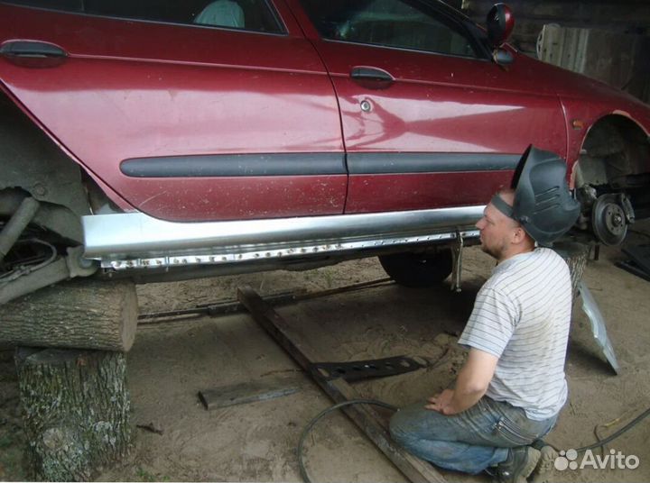 Пороги на Nissan Almera Classic Ниссан ремонтные