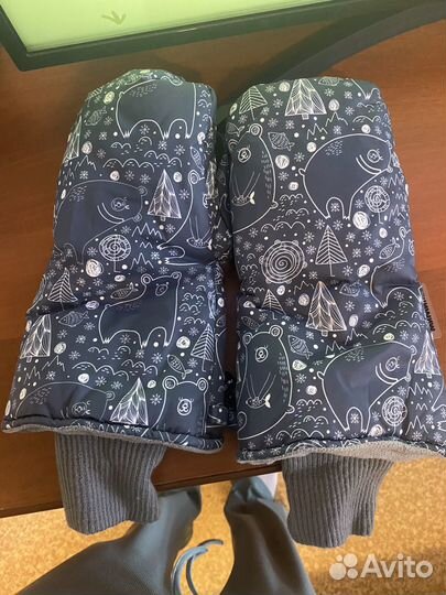 Муфта варежки на коляску мимими