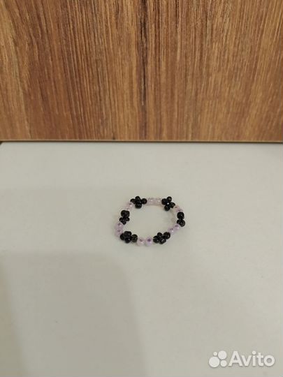 Кольцо из бисера