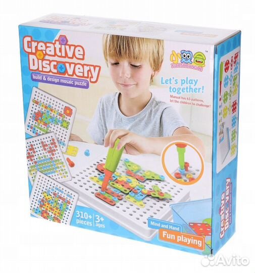 Конструктор с отверткой 310 деталей