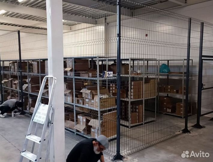 Забор, ограждение из 3D сетки