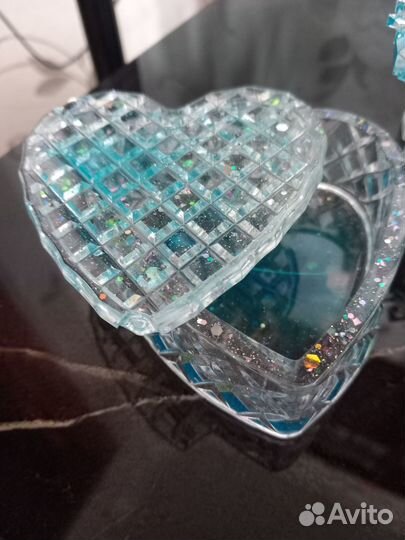 Шкатулки, вазочки из смолы. Ручная работа