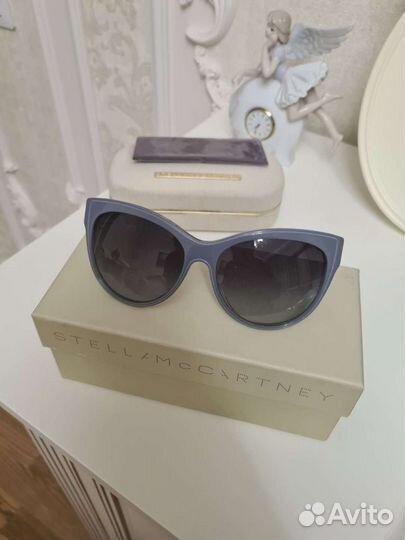 Очки солнцезащитные stella mccartney кошачий глаз