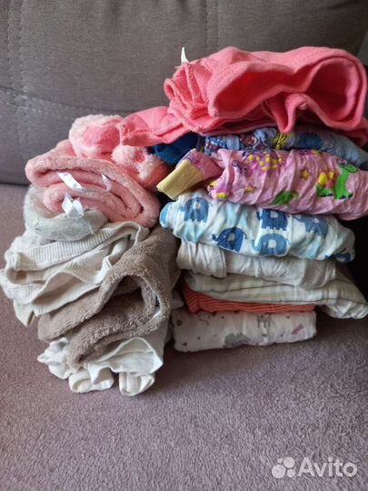 Пакет одежды для девочки размер 62 68