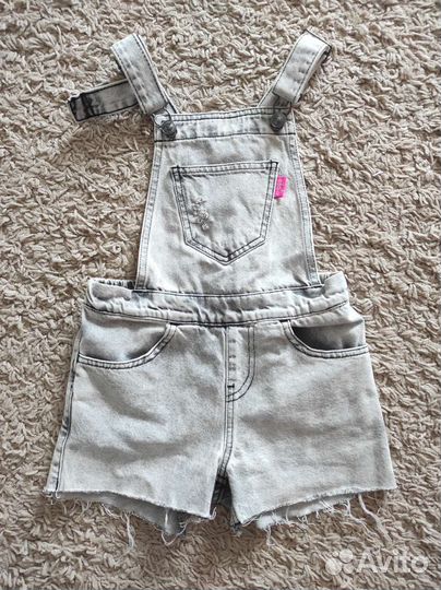 Джинсовый комбинезон для девочки 140