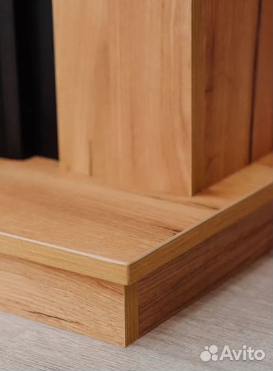 Электрокамин с классическим очагом 2D Elekam Вернисаж дуб золотой с очагом Pulsar 23G