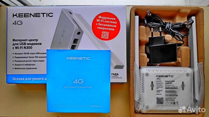 3g/4g LTE роутер Keenetic 4G (KN-1210)