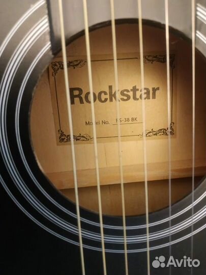 Новая гитара Rockstar 6 струн (в коробке)