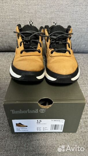 Ботинки осенние timberland 33р для мальчика